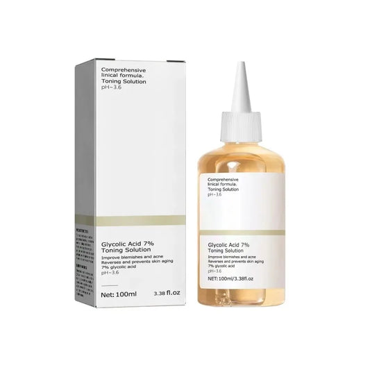 Glycolic Acid 7% Toner- Acne Care, Exfoliating & Moisturising