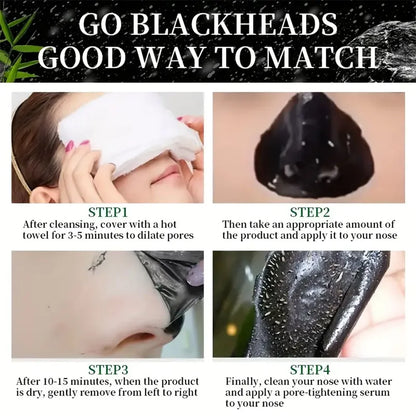 Luméra Charcoal Blackhead Mask – Deep Cleanse & Clear Pores