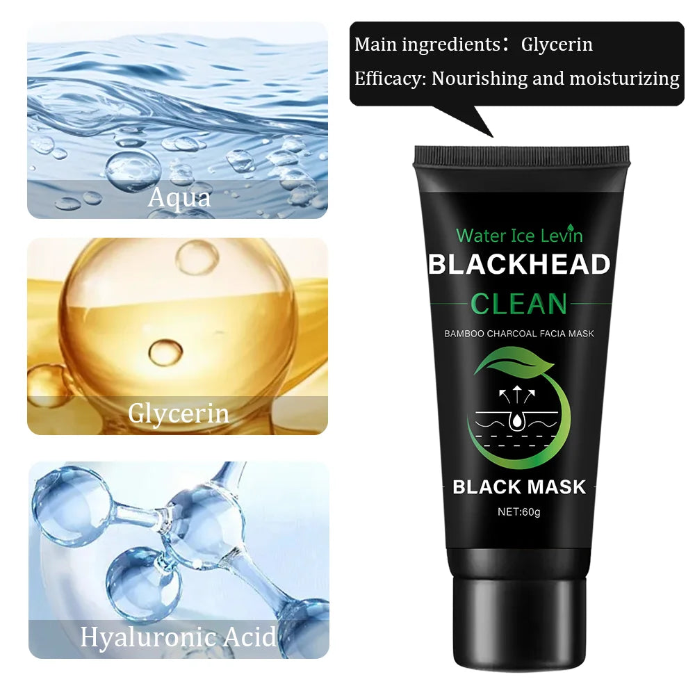 Luméra Charcoal Blackhead Mask – Deep Cleanse & Clear Pores